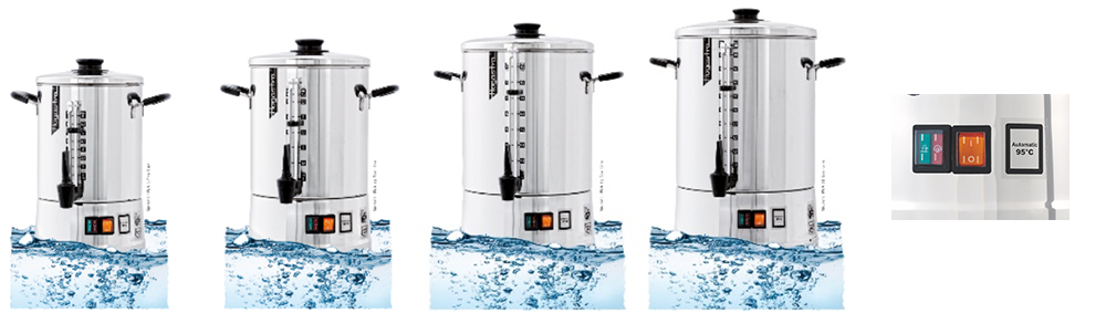  Hogastra Heißwasserautomaten für Gastronomie und Gewerbe - Serie HWA